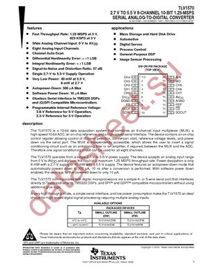 TLV1570IPWRG4 datasheet  